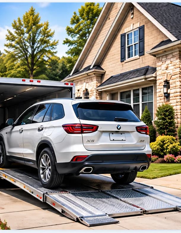 Door-to-Door Auto Transport equipment illustration