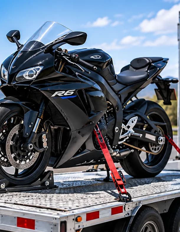 Motorcycle Transport equipment illustration